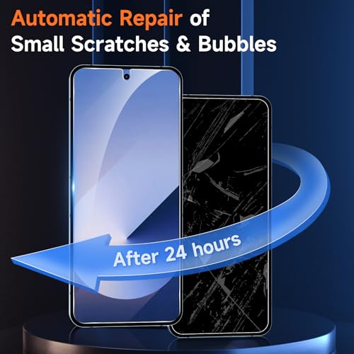 YWXTW EZ Alignment for Samsung Galaxy Z Flip 6/Z Flip 7 FE Screen Protector, [Strengthen Crease Test] 3Pcs Inner Soft EPU Film+2Pcs Front Display Tempered Glass+1 Set Camera lens Protector, Anti Scratch - Image 5