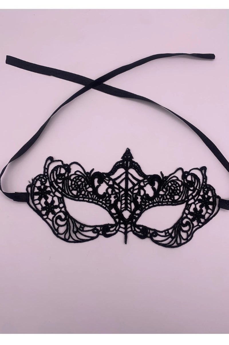 lace mask | eye mask | masquerade | party accessories | role play | elegant mask | lace eye mask | creative design | party mask | costume accessory - Image 1
