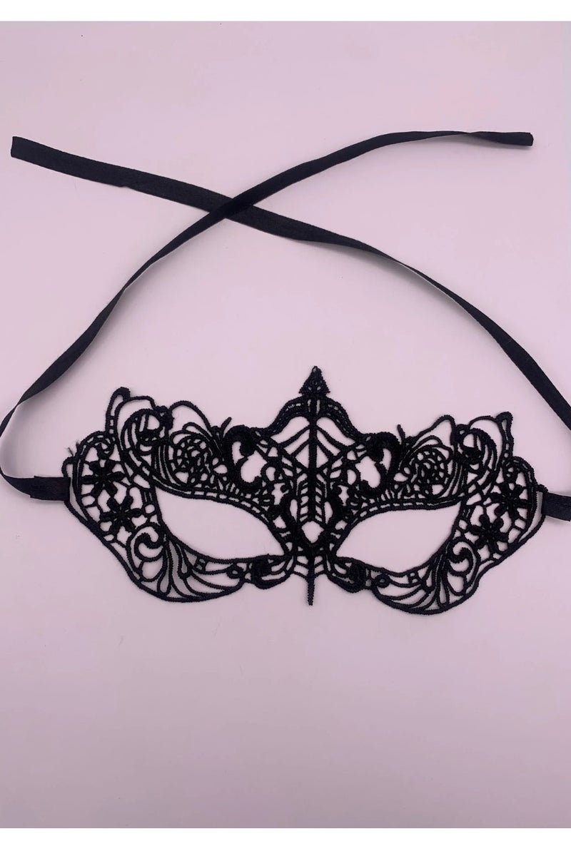 lace mask | eye mask | masquerade | party accessories | role play | elegant mask | lace eye mask | creative design | party mask | costume accessory - Image 2