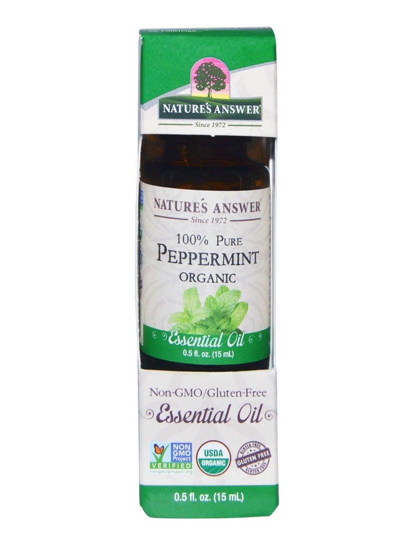 Pure Peppermint Organic Essential Oil