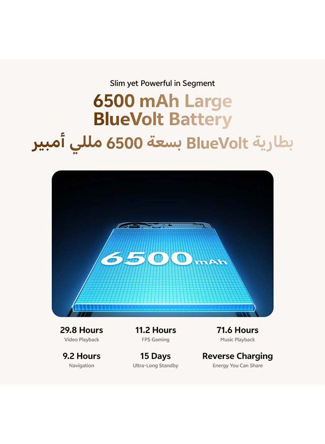فيفو Y21 AI 5G Dual SIM Gold 4GB RAM 128GB With Exclusive Neckband (Charger and Case Inside Phone Box)- Middle East Version - Image 3
