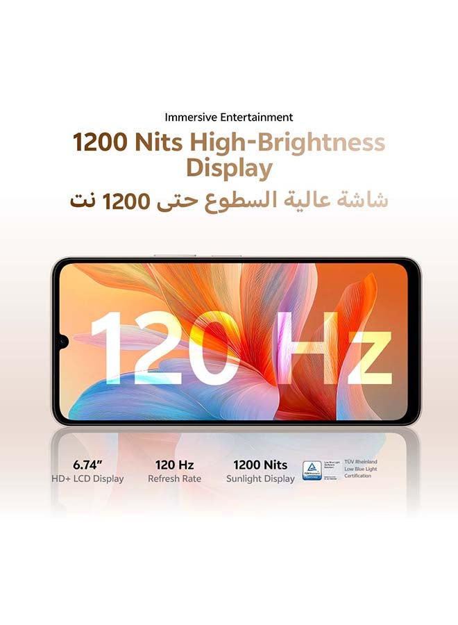 فيفو Y21 AI 5G Dual SIM Gold 4GB RAM 128GB With Exclusive Neckband (Charger and Case Inside Phone Box)- Middle East Version - Image 4