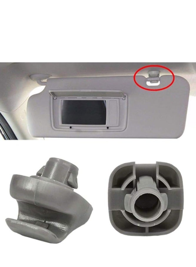 2 قطعة حامل مشبك حاجب الشمس العالمي للسيارة حامل حاجب الشمس مشابك خطاف حاجب الشمس بديل مناسب لسيارة هوندا أكورد 98-07 وسيفيك 96-04 وسي آر في 07-11 - Image 2