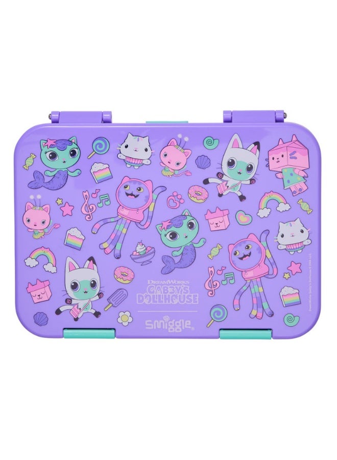 Smiggle Dora Tritan Kids Lunch Box, Food Safe BPA Free School Bento Box, Portable Cartoon Children Food Container for Snacks & Meals