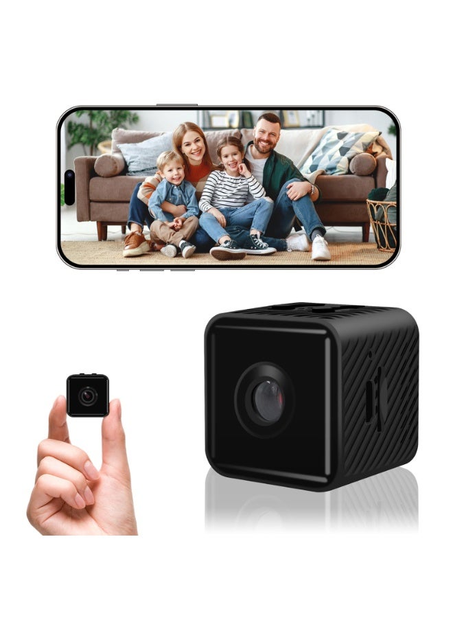 Generic Security Camera, 1080P HD Home Wireless Small Camera, Indoor WiFi Nanny Cam with Motion Detection and Night Vision, 130° Wide Angle, App Alerts, Cloud and SD Storage, Suitable for Kids, Elderly and Pets - Image 2