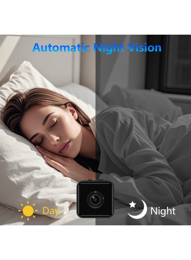 Generic Security Camera, 1080P HD Home Wireless Small Camera, Indoor WiFi Nanny Cam with Motion Detection and Night Vision, 130° Wide Angle, App Alerts, Cloud and SD Storage, Suitable for Kids, Elderly and Pets - Image 5