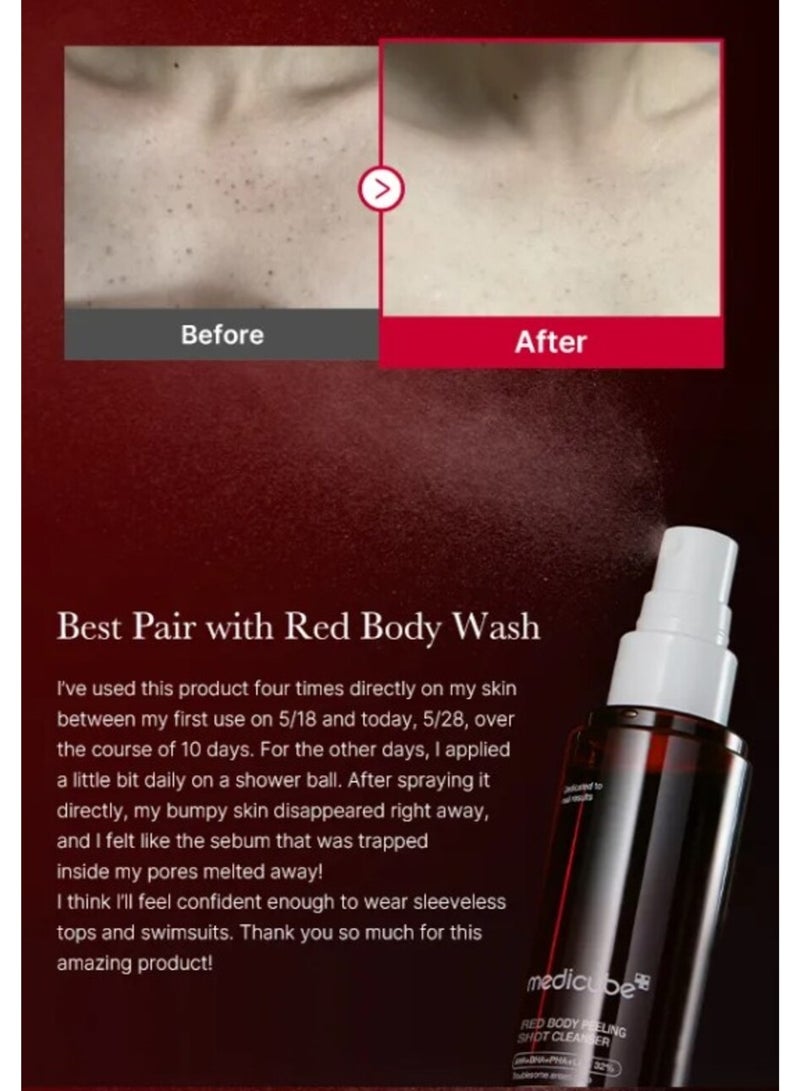 ميديكيوب بخاخ مقشير الجسم الحمراء لعلاج حب الشباب والبثور من ميدكيوب 110جم - Image 5