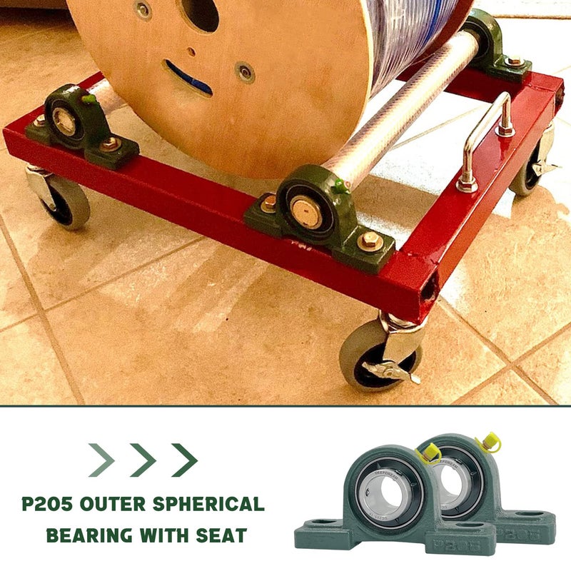 DEEPDREAM UCP205-16 Pillow Block Bearing 1 Inch Shaft Pack of 6 Mounted P205 Cast Iron With 1" Bore, Self Alignment - Image 4