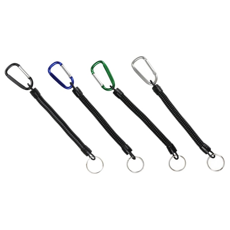 Detachable Anti Lose Spring Rope Key Chain Cord Fishing Lure 1 Pack - Image 2