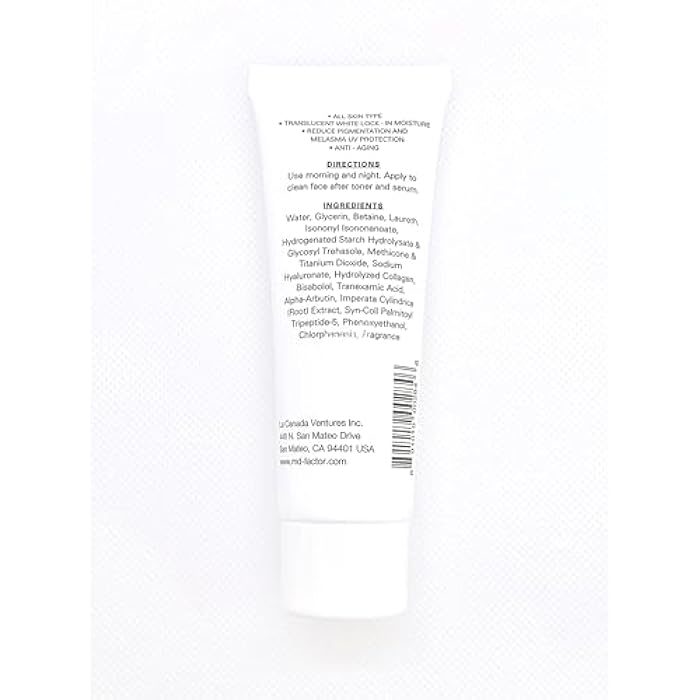 MD Extra White Skin Brightening Cream, Anti-Aging Moisturizer with UV Protection, 1.7 fl oz - Image 2