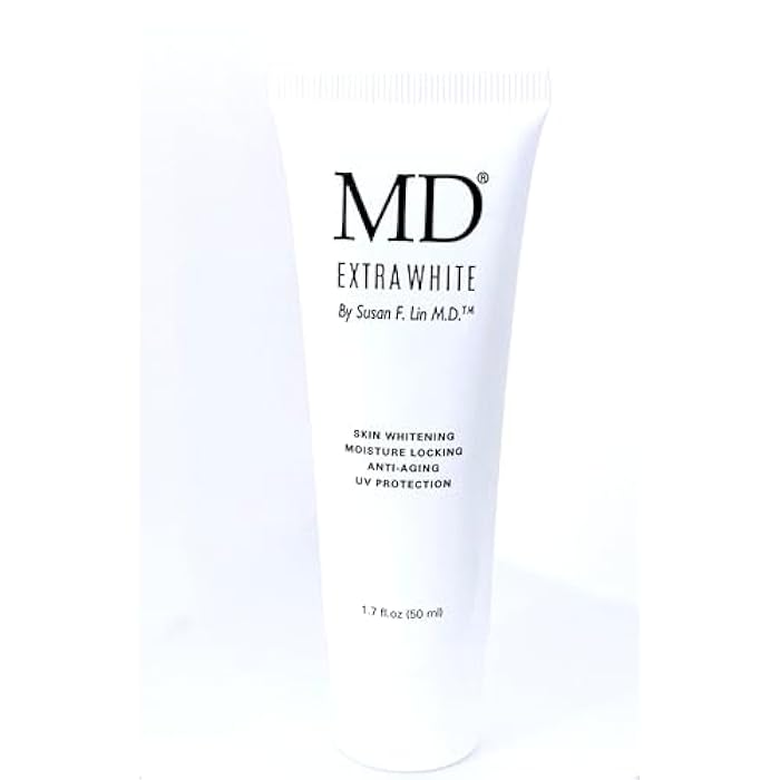 MD Extra White Skin Brightening Cream, Anti-Aging Moisturizer with UV Protection, 1.7 fl oz - Image 1
