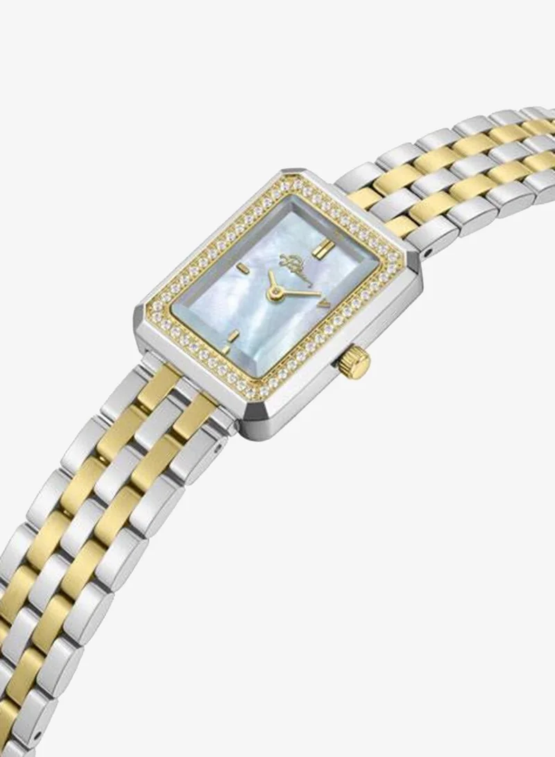 Police Silver Women's Uloya Silver Dial Stainless Steel Bracelet Analog Watch for Women, 21.7mm for Women | Best Price UAE