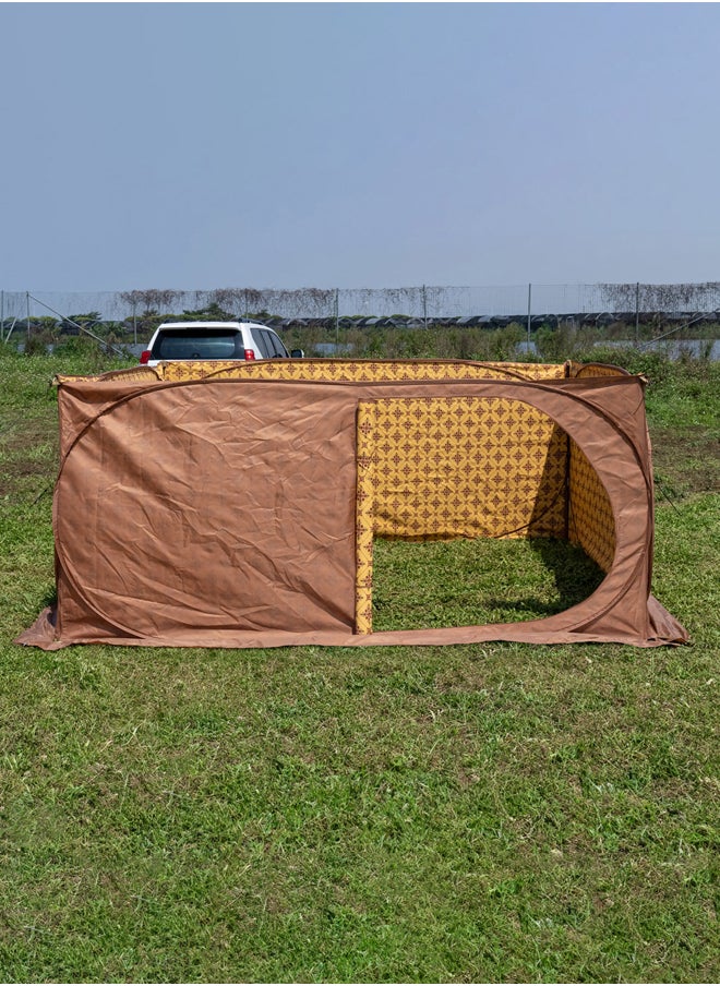 AL SANIDI Nylon windbreak for trips, Camping Curtain, Sandy, Size320*320*145 Cm  - Image 2
