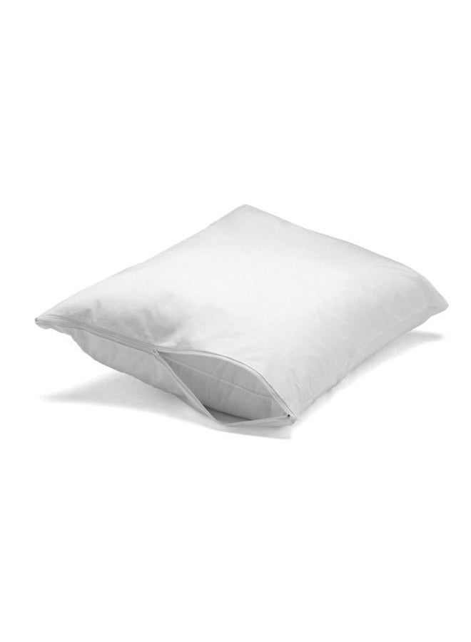Pillowtex Feather/Down-Proof, 100% Cotton, Pillow Protector - Reduce Pokes with Hypoallergenic, Breathable, Machine Washable, Quiet, Soft Covers - Zippered Enclosure & Machine Washable (1, Standard) - Image 1