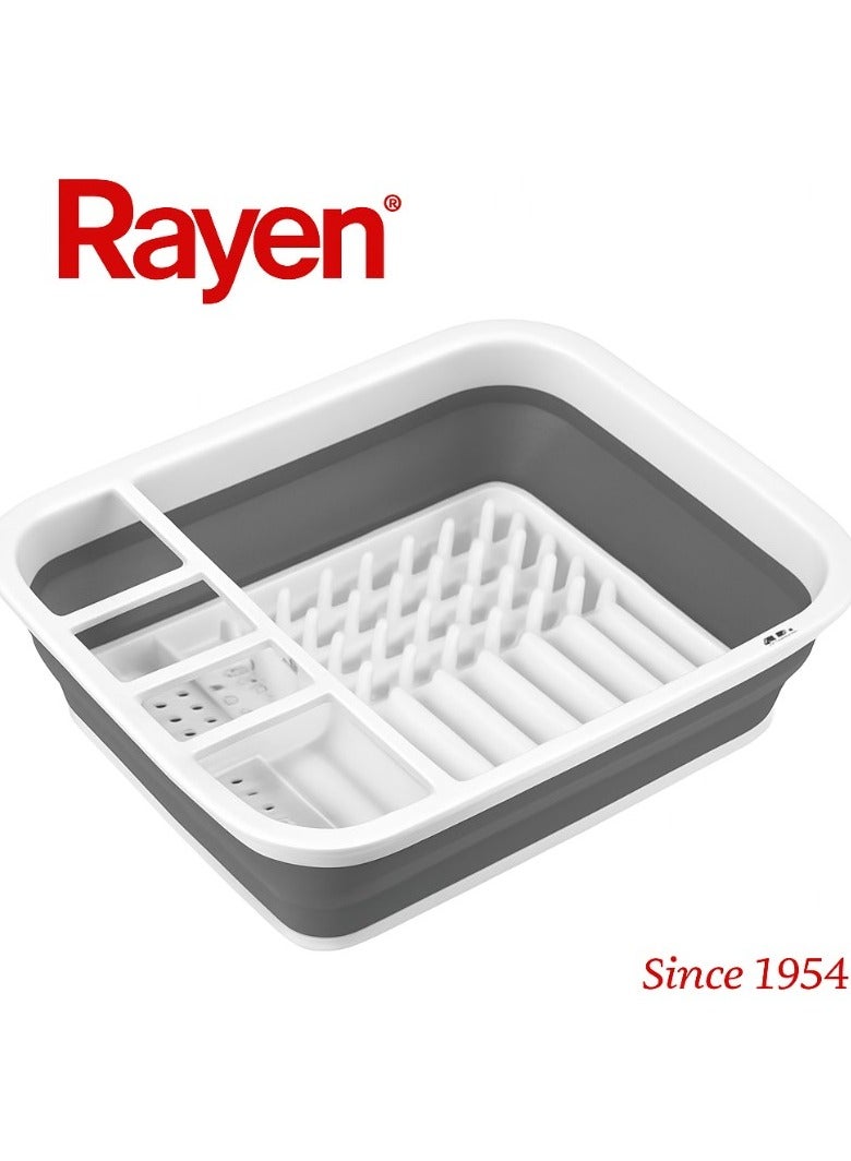 Rayen Spain Collapsible Dish Drainer – Premium Quality, Fast-Dry, Space-Saving Foldable Rack - Image 1