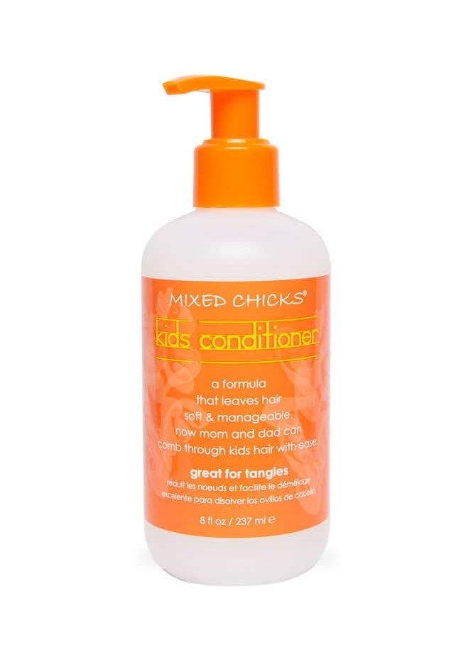 Mixed Chicks - Mixed Chicks Kids Gentle Conditioner with Safflower Seed Oil for Soft & Manageable Hair, 8 fl.oz. - Image 1