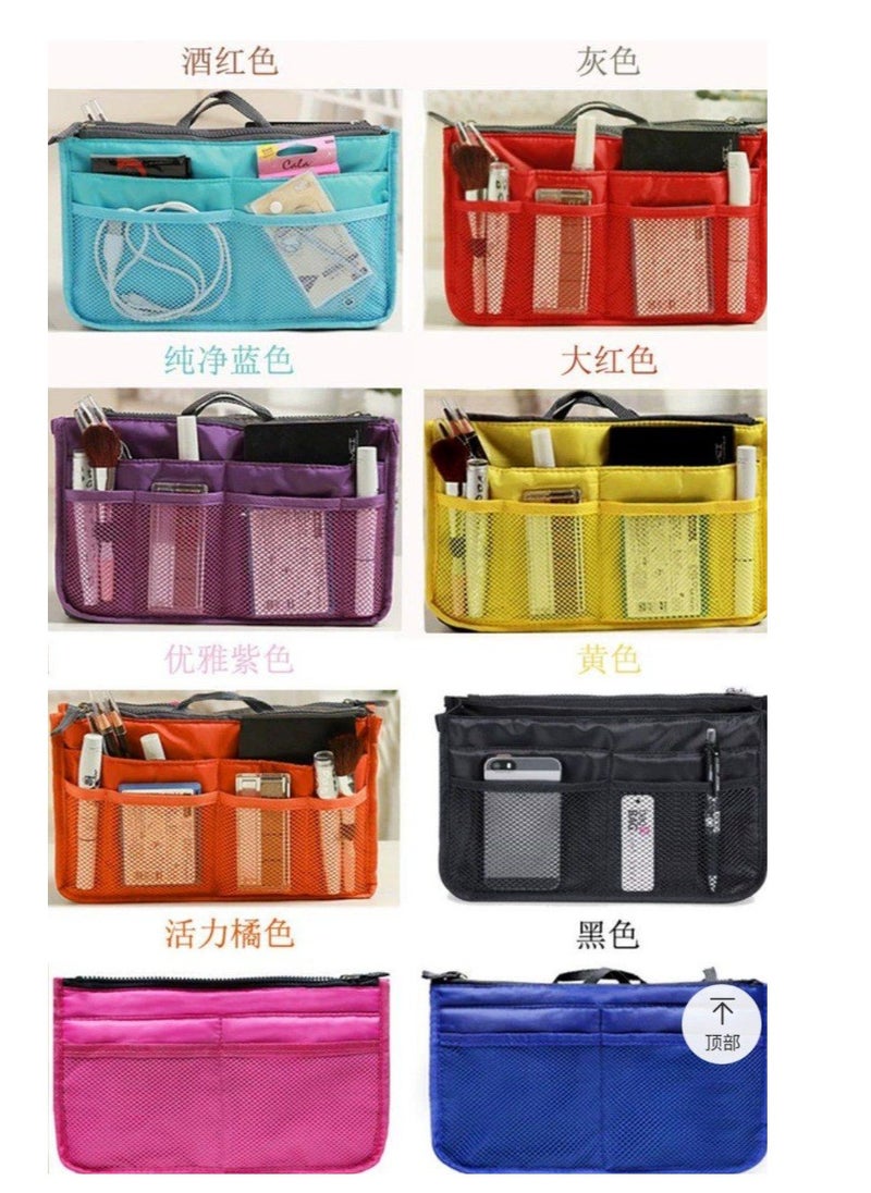 Generic Multipurpose Pouch Pencil Pouch Travel wallet Makeup Kit Toilet Handbag Organizer Medicine Bag Ladies Purse Birthday Gift, Return Gift  IR  - Image 4