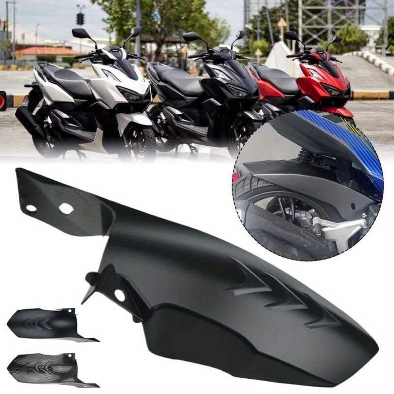 Black Rear Mud Guard for Honda Click 125 150 Game Changer Motorcycle - Image 1