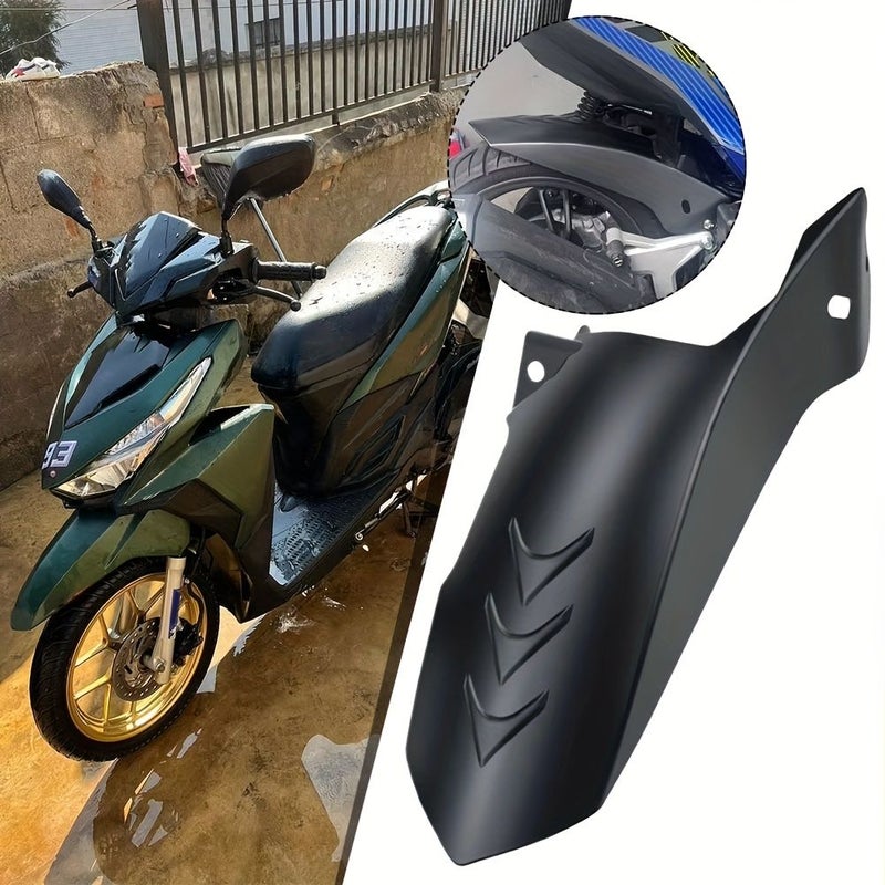 Black Rear Mud Guard for Honda Click 125 150 Game Changer Motorcycle - Image 2