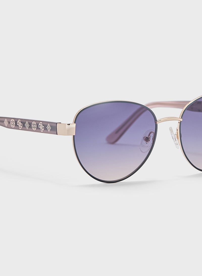 GUESS Uv-Protected Avitor Sunglasses - Image 4