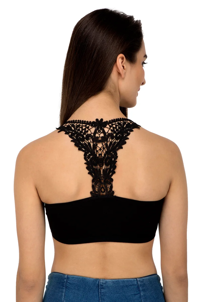 ليس اند مي  Women’s Seamless Bralette – Soft Fit Lounge & Casual Wear