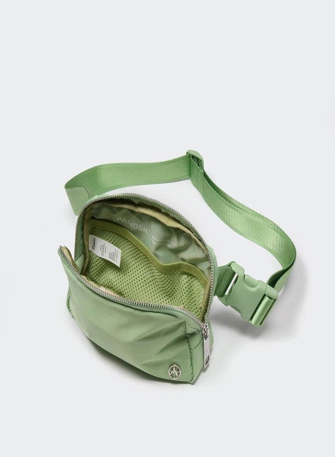 Pander حقيبة خصر نسائية من باندر، حقائب خصر عصرية، حقائب كروس بودي، حقيبة خصر بحزام قابل للتعديل، لون أخضر هليون، 7.5 بوصة × 2 بوصة × 5 بوصة (19 سم × 5.5 سم × 13 سم) - Image 5