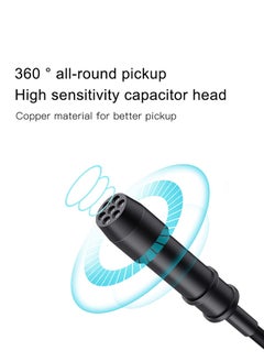Coopic Omni-directional Lavalier Clip-on Condenser Microphone for Presentations and Video Recording  - Image 3