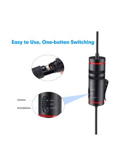 Coopic Omni-directional Lavalier Clip-on Condenser Microphone for Presentations and Video Recording  - Image 4