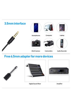 Coopic Omni-directional Lavalier Clip-on Condenser Microphone for Presentations and Video Recording  - Image 5