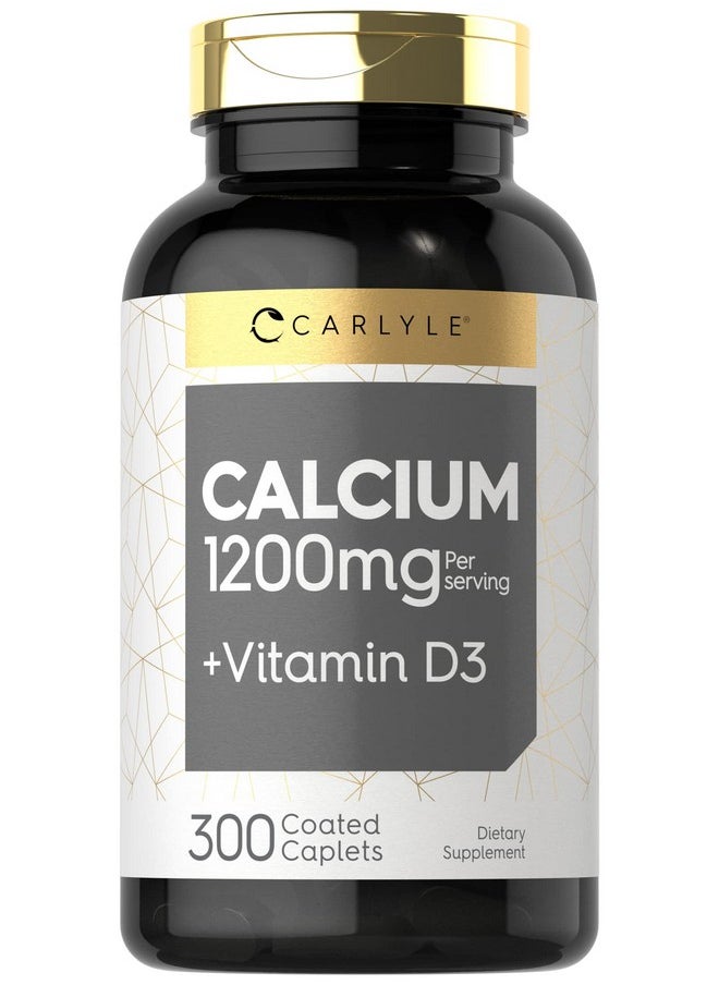 Calcium 1200Mg With Vitamin D3; 300 Caplets; Nongmo Gluten Free And Vegetarian; By Carlyle - pzsku/Z1EED70923C67B1D7AA23Z/45/_/1695146354/2eed29eb-07c4-4eab-8e9b-816c92d8e291