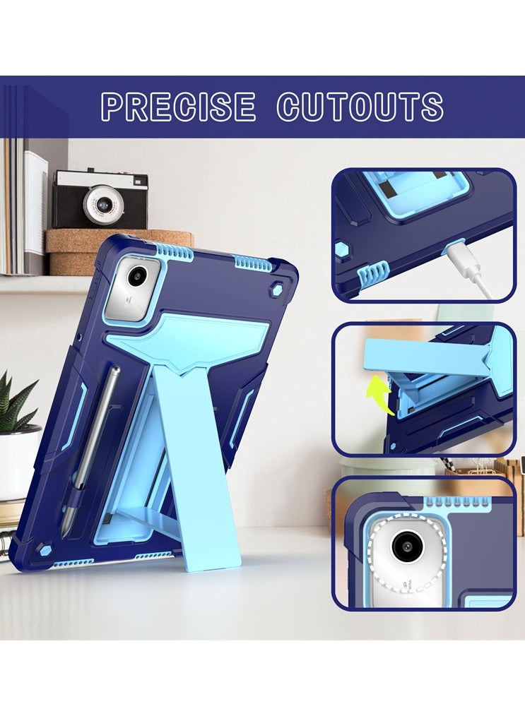 عام غطاء لوحي لينوفو تاب إم 11 2024 (موديلات TB330FU / TB331FC) - غطاء هجين واقي مع حامل قائم - Image 2