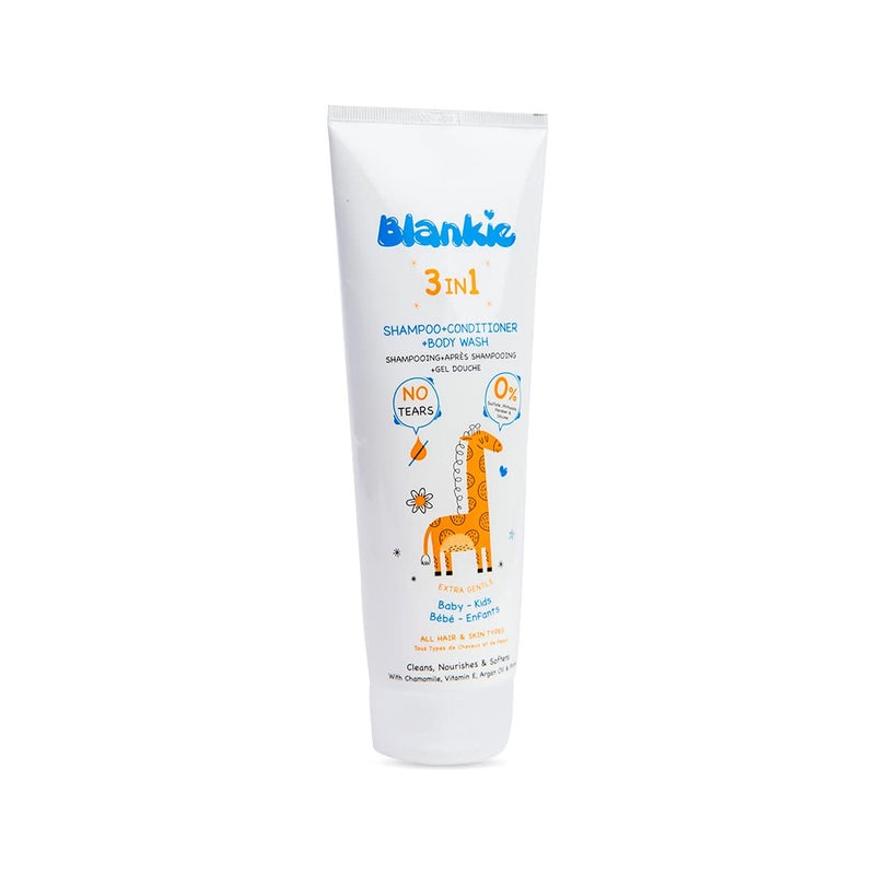 Blankie 3 in 1 shampoo conditioner body wash 200 ml - Image 1