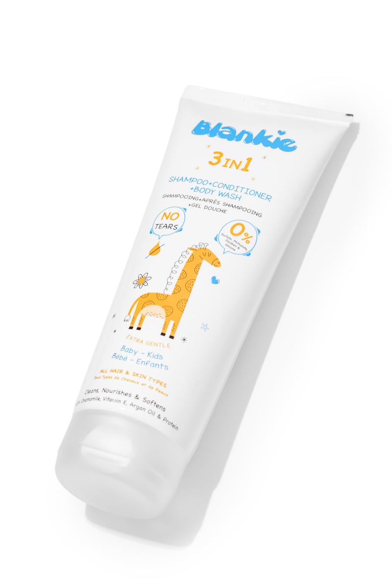 Blankie 3 in 1 shampoo conditioner body wash 200 ml - Image 2