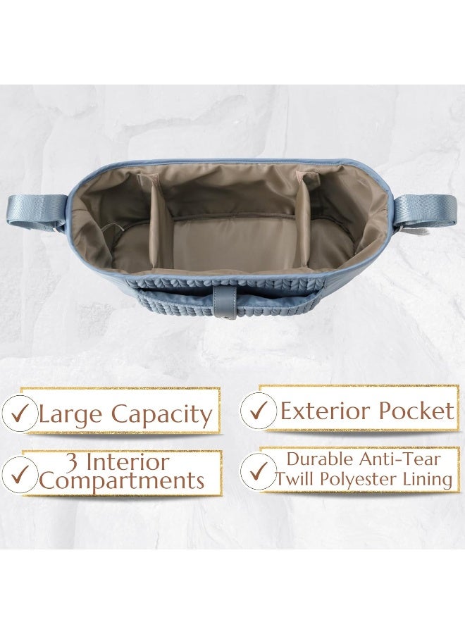 SEWBOO Universal Baby Stroller Organizer, Diaper Caddy Organizer with Adjustable Straps - Image 4