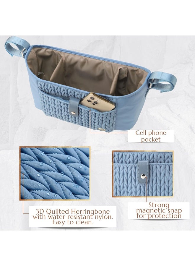 SEWBOO Universal Baby Stroller Organizer, Diaper Caddy Organizer with Adjustable Straps - Image 5