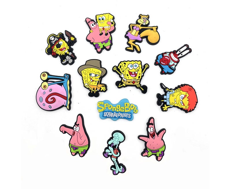 Anime Cartoon SpongeBob Shoe Charms - Image 4