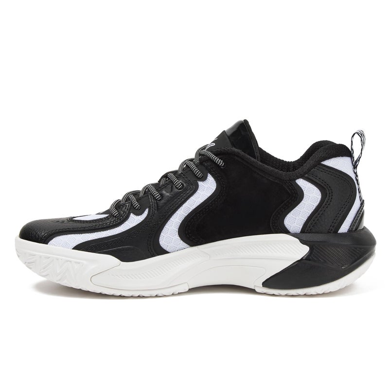 SHAQ Dunkman Basketball Shoes for Men, Indoor or Outdoor Court Basketball Mens Sneakers, Black or White Size 8 to 13 - Black/White, 10 Medium - Image 3