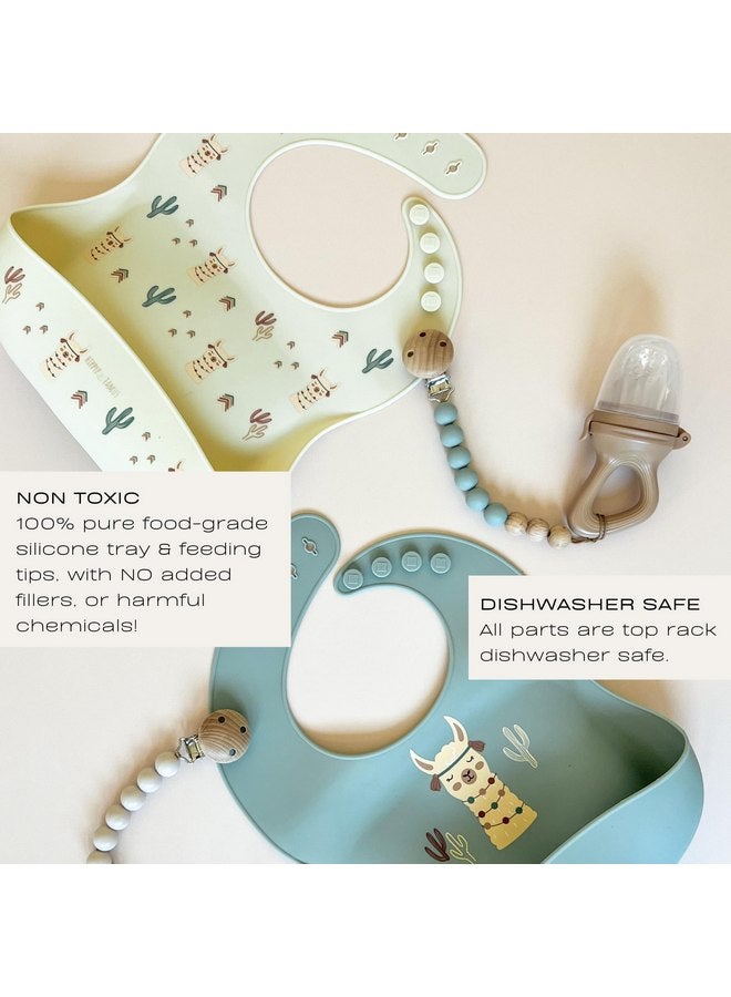hippypotamus Hippypotamus Baby Food Feeder & Freezer Tray - Silicone Fruit Feeder - Pacifier Teething Toys - 2 Extra Pouches - Set of 2  - Image 4