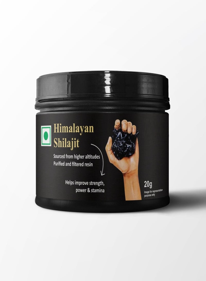 شيلاجيت الأعشاب الهيمالايا للرجال قوة وتحمل و stamina 20g