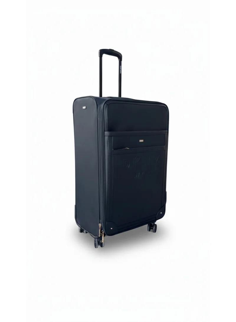 DKNY DKNY Impressionist Hard Shell Spinner Luggage – Black | Durable Travel Luggage