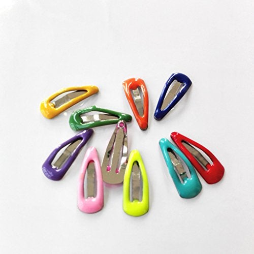 PET SHOW Cute 0.9" Waterdrop Small Snap Hair Clips Pet Grooming Products Dog Cat Puppy Short Hair Accessories Random Color Pack of 20 - Image 4