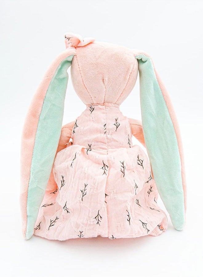 Kawaii Long, Floppy-Ears Bunny Plush Toy, Cute Rabbit Plushie Doll, Gift Idea for Kids and Girls, 45cm, Pink