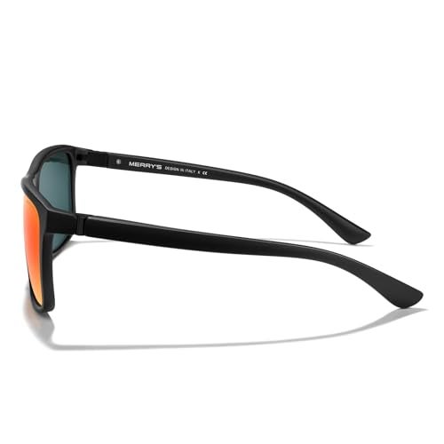 MERRY'S Rectangular Polarized Sports Sunglasses for Men Women Cycling Driving Fishing UV400 Protection S8225 - Image 4