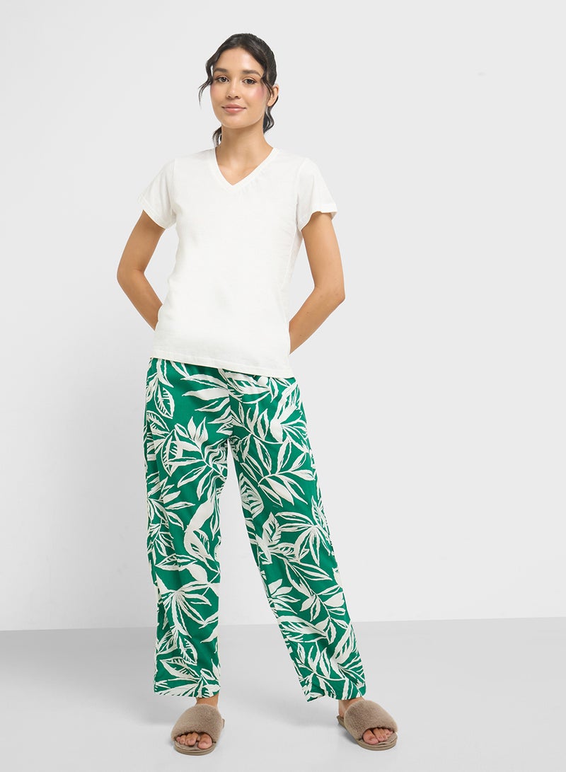 Ginger Cotton T-Shirt & Pyjama Set  - Image 5