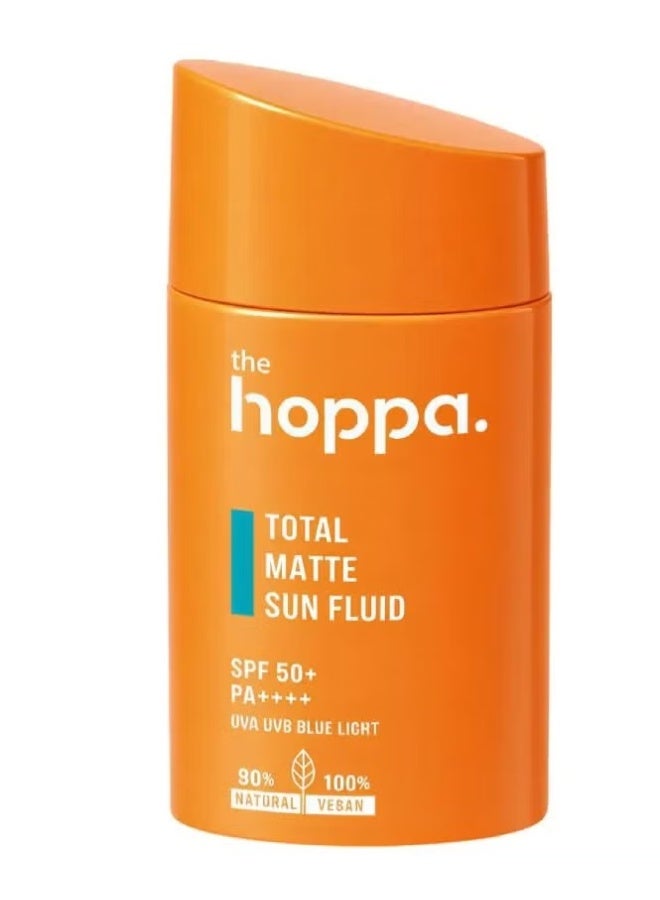 HOOPA Fluid Sunscreen Total Matte For Oily And Combination Skin By The Hoppa - +SPF50 - Image 1