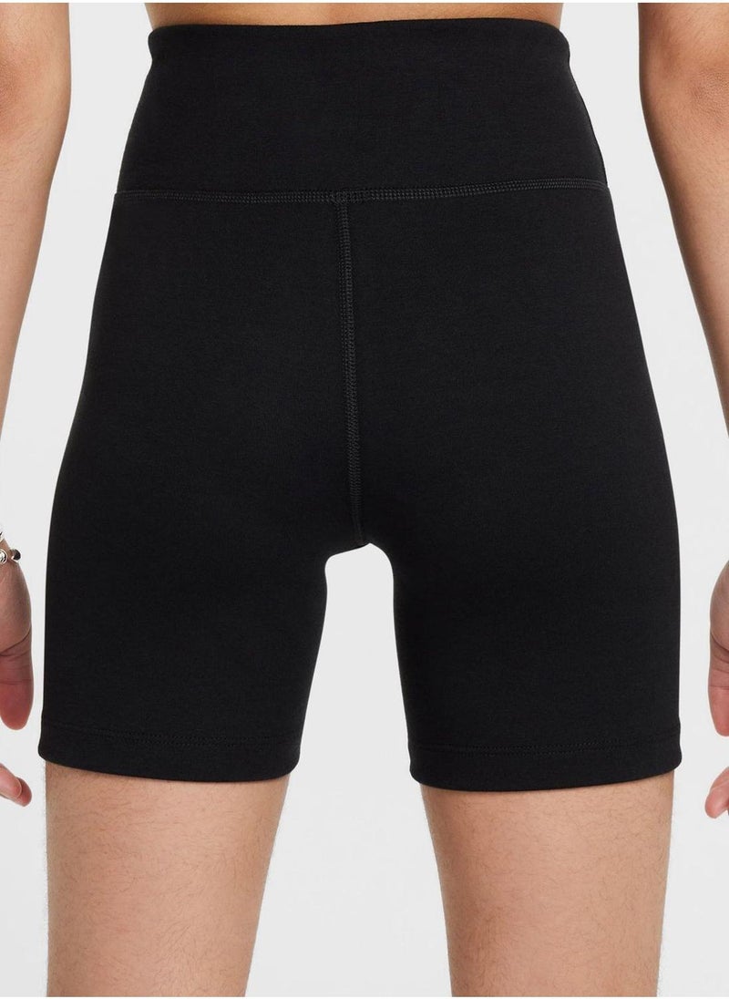 Nike - Youth 5In Nsw Classic Highrise Shorts - Image 1