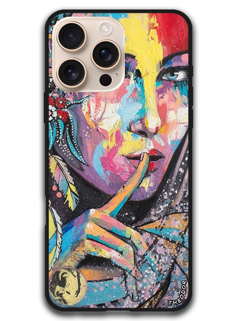 Theodor Protective Case Anti Scratch Shock Proof Bumper Cover For iPhone 16 Pro (6.3)-inch Face - Image 1