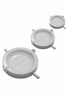 Manual Dumpling Maker, Chinese Dumplings Ravioli Dough Pastry Pie Press Mould Maker for Kitchen Cooking DIY Tools (7 CM, 8 10 Pack of 3)