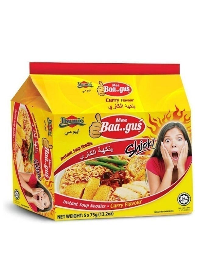 Thumie Curry Flavor Noodles, Pack Of 5, Malaysia