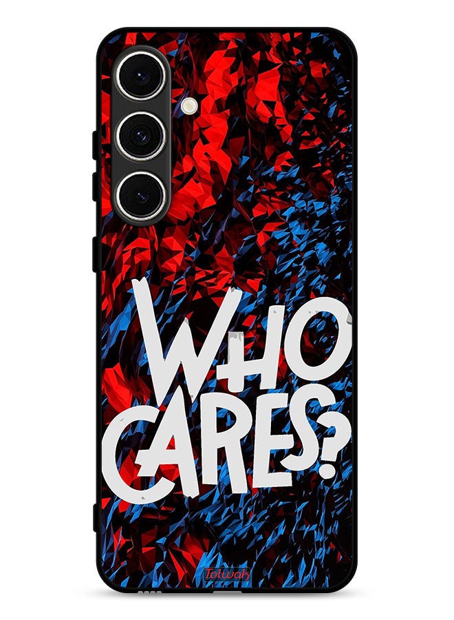 Tolwak Samsung Galaxy S24 FE 5G Protective Case Cover Who Cares - Image 1